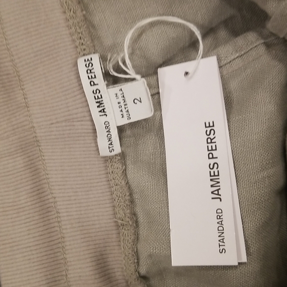 💕JAMES PERSE💕 Linen Shorts ~ Solitaire Beige 2 NWT - Picture 5 of 7